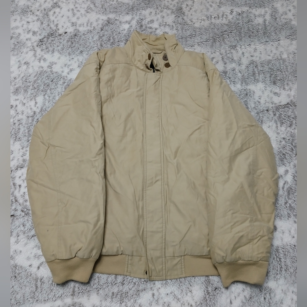 Izod Men's Tan Puffer Jacket